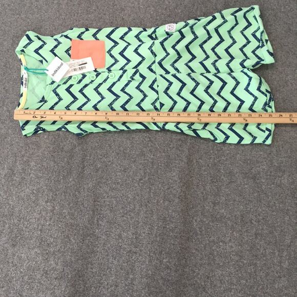 NEW Indikidual‎ Girls Sz 4/5 ORGANIC Aston Jersey Romper 100% Cotton - Picture 9 of 10